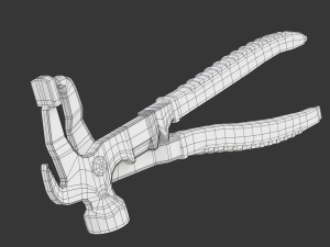 Wheel Balancing Weight Pliers 3D-Modell