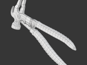 Wheel Balancing Weight Pliers 3D-Modell