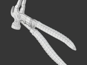 Wheel Balancing Weight Pliers 3D Model