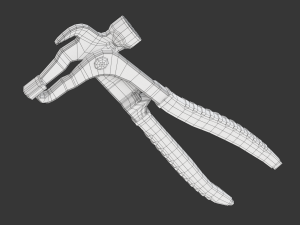 Wheel Balancing Weight Pliers 3D-Modell