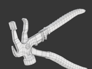 Wheel Balancing Weight Pliers 3D-Modell