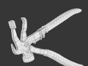 Wheel Balancing Weight Pliers 3D Model