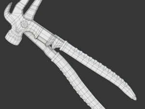 Wheel Balancing Weight Pliers 3D Model