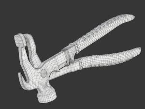 Wheel Balancing Weight Pliers 3D-Modell