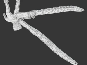 Wheel Balancing Weight Pliers 3D Model