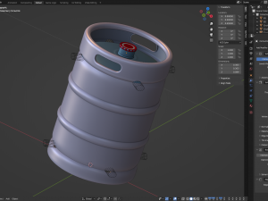 Beer Keg 3D 模型