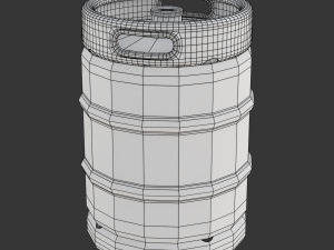 Beer Keg 3D 模型