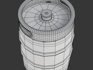 Beer Keg 3D 模型