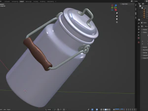Lata de leite Modelo 3D