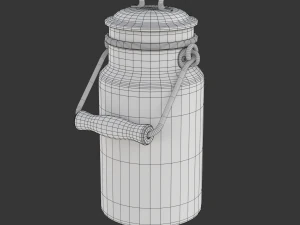Lata de leite Modelo 3D