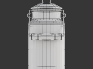 Lata de leite Modelo 3D
