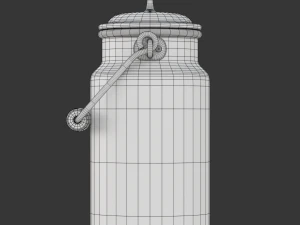Lata de leite Modelo 3D