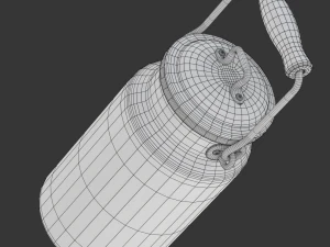 Lata de leite Modelo 3D