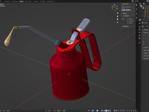 Oil Can 3D Model