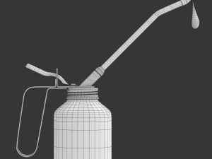 Oil Can 3D Model