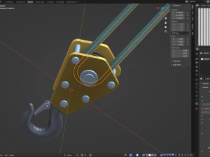 Crane Hook 3D Model