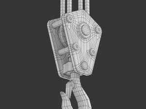 Crane Hook 3D Model