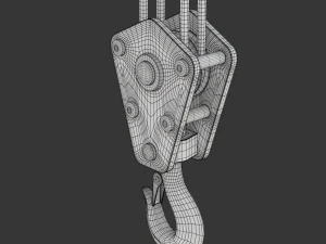 Crane Hook 3D Model