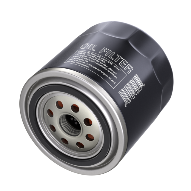 Oil Filter 3D 모델 .c4d .max .obj .3ds .fbx .stl .blend 