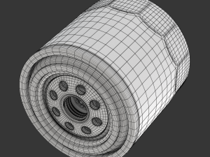 Oil Filter 3D 모델