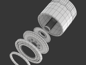 Oil Filter 3D 모델