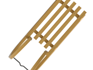 Wooden Sled 3D Model
