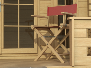 Garden Wooden Cabin Model 3D