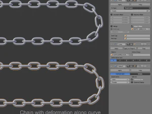Editable Chains 3D Model