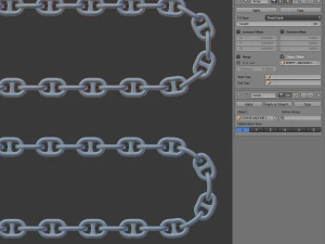 Editable Chains 3D Model
