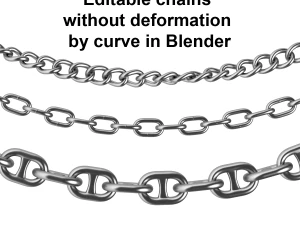Editable Chains 3D Model
