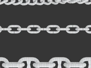Editable Chains 3D Model