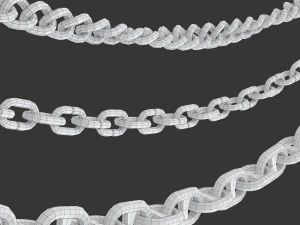 Editable Chains 3D Model