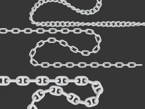 Editable Chains 3D Model