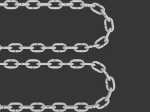 Editable Chains 3D Model