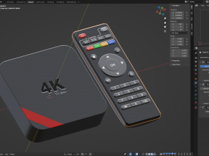 Media TV Box Model 3D