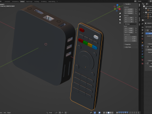 Media TV Box Model 3D