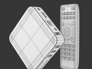 Media TV Box Model 3D