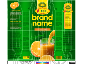 Juice Carton Box Model 3D