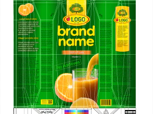 Juice Carton Box 3D Model