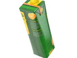 Juice Carton Box Model 3D