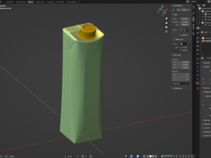 Juice Carton Box Model 3D