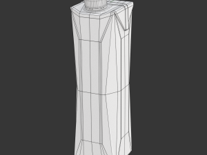 Juice Carton Box Model 3D