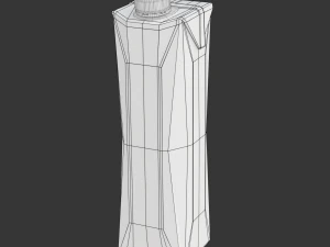 Juice Carton Box 3D Model