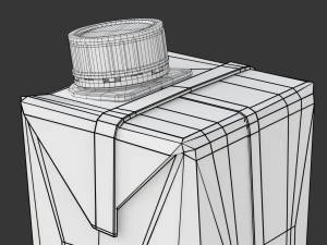 Juice Carton Box 3D Model