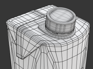 Juice Carton Box Model 3D