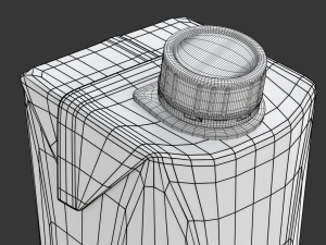 Juice Carton Box 3D Model