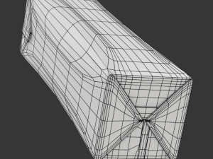 Juice Carton Box Model 3D