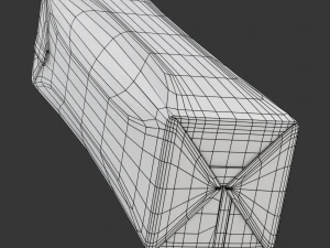 Juice Carton Box 3D Model