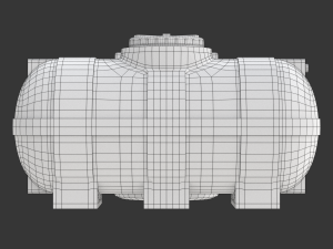 Plastic Water Storage Tanks 3Dモデル