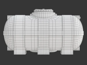 Plastic Water Storage Tanks 3D Model